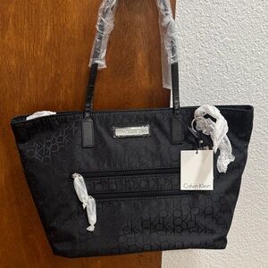 Calvin Klein Signature Black Tote